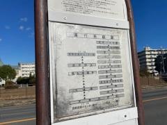 「天神川団地」バス停留所