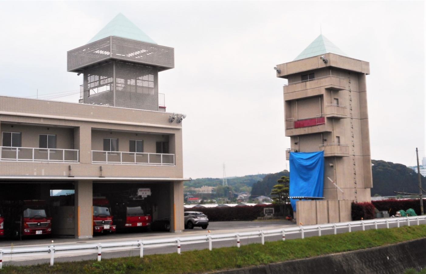 岡崎東消防署の外観