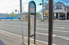 「堀江中学校前」バス停留所