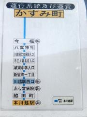 「かすみ町」バス停留所