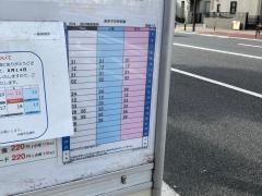 「渡田新町」バス停留所