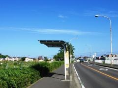 「岡崎城址入口」バス停留所