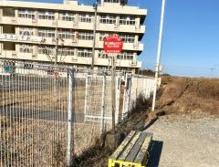 「旧荒浜小学校前」バス停留所