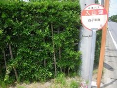 「入山津」バス停留所