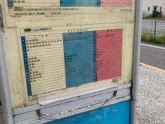 「新田農協前」バス停留所