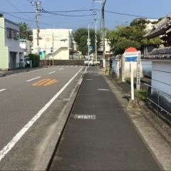「延岡高校前」バス停留所