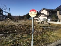 「大里学校」バス停留所