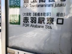 「中野北郵便局」バス停留所