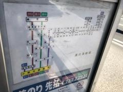 「中野北郵便局」バス停留所