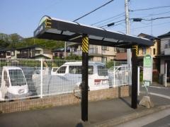 「バザール前」バス停留所