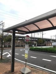 「中水野駅」バス停留所