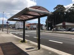 「古津賀古墳前」バス停留所
