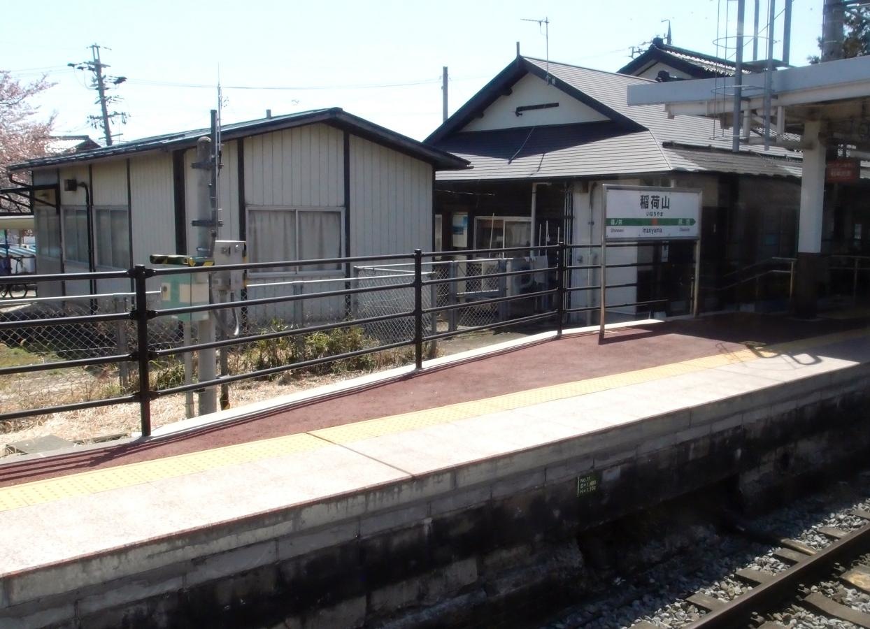 ホームと駅舎です