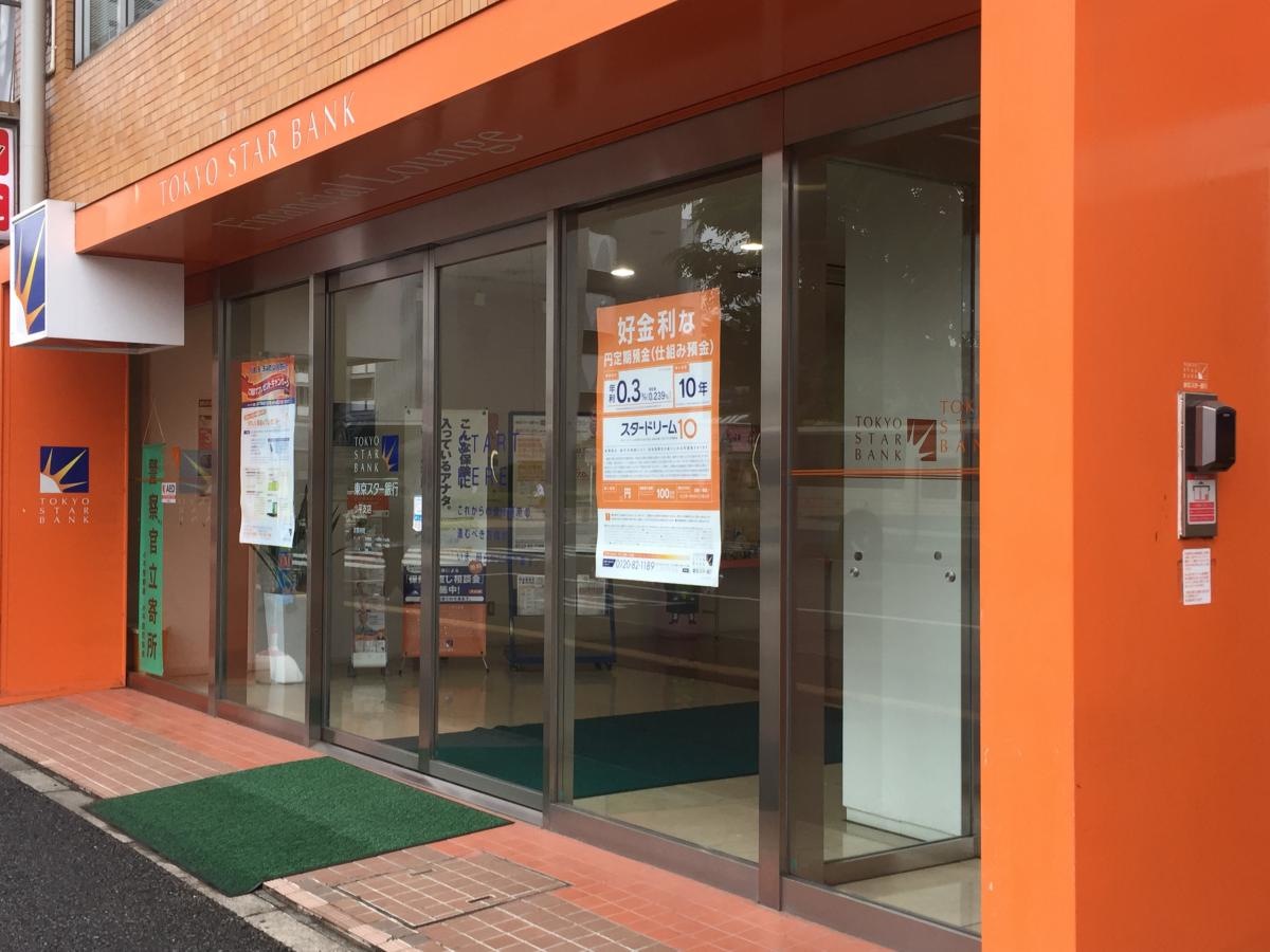 東京スター銀行 小平支店