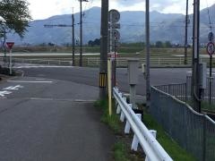 「栃原口」バス停留所