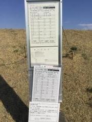 「中大野」バス停留所