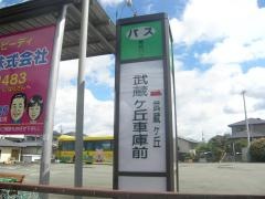 「武蔵ケ丘車庫前」バス停留所