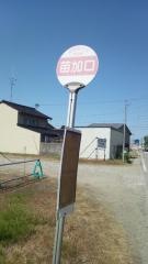 「苗加口」バス停留所
