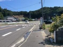 「白土入口」バス停留所