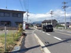「白土入口」バス停留所