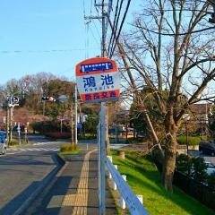 「鴻池」バス停留所