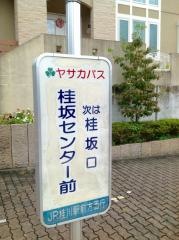 「桂坂センター前」バス停留所