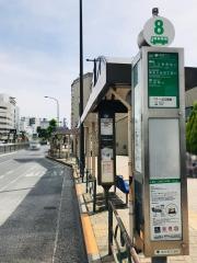 「一之江駅前(西側)」バス停留所