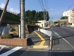 「日製病院前」バス停留所