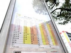 「新屋敷」バス停留所