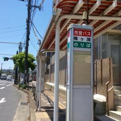 「梅ケ渕」バス停留所