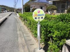 「越の浦」バス停留所