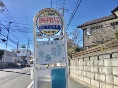 「白根不動入口」バス停留所