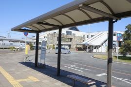 「藤代駅南口」バス停留所
