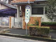 「峰の下」バス停留所