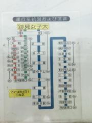 「跡見女子大」バス停留所