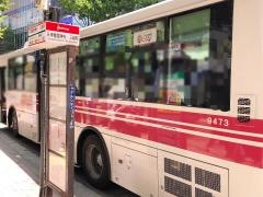 「天神警固神社・三越前」バス停留所