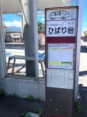 「ひばり台」バス停留所