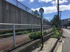 「あしや喜楽苑前」バス停留所