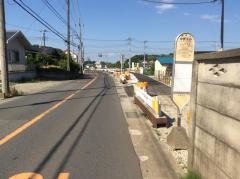 「中庶子分」バス停留所