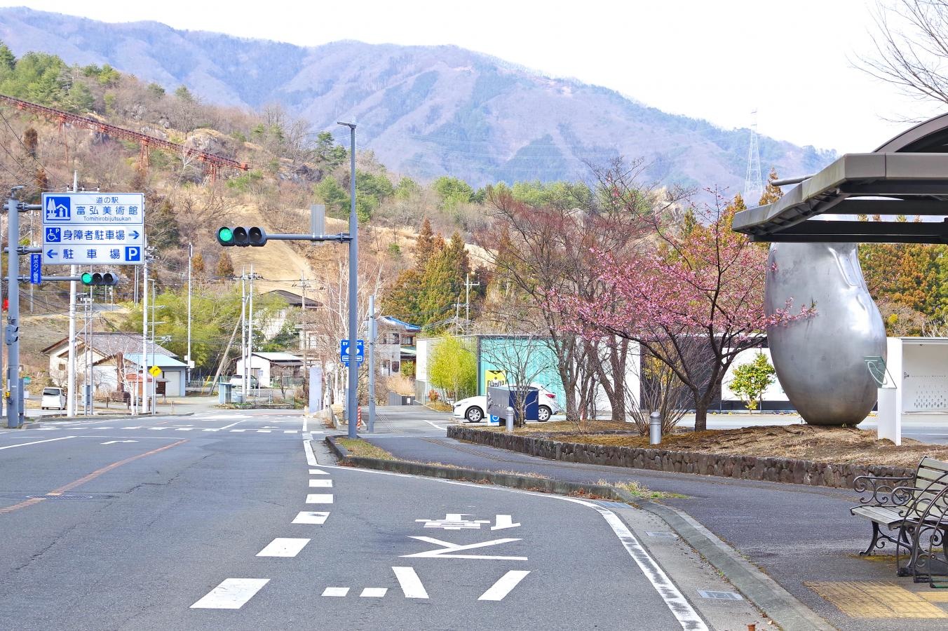 南の方からの施設景観