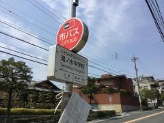 「滝ノ水中学校」バス停留所
