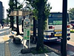「市役所前」バス停留所