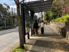 「京大農学部」バス停留所