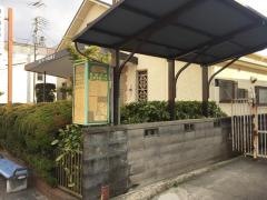 「田辺職安前」バス停留所