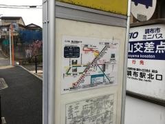 「原山交差点」バス停留所