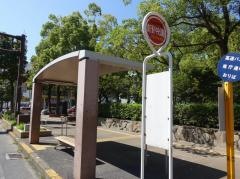「県庁通り中央公園前」バス停留所