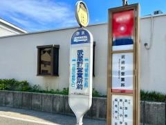 「武蔵野営業所前」バス停留所