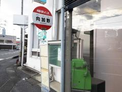 「向加野」バス停留所