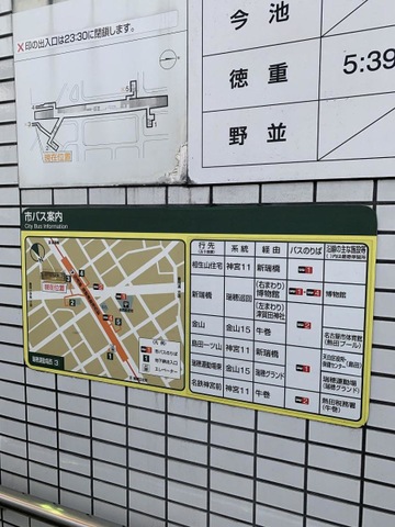 名古屋市交通局 旧瑞穂運動場駅の看板 名古屋市交通局 旧瑞穂運動場駅の看板 名古屋市交通局 旧瑞穂