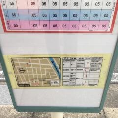 「蛇池神社前(東側)」バス停留所